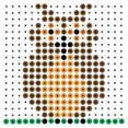 kralenplank uil klein